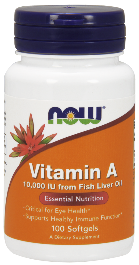 Now Vitamin A 10,000 - 100 Softgels